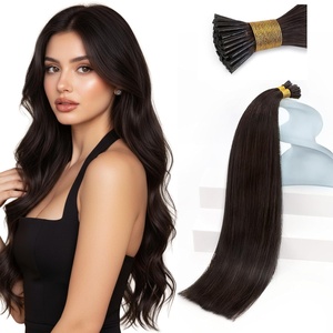 image:imageSunny Hair 20 Inch I Tip Hair Extensions Human Hair Brown Cold Fusion