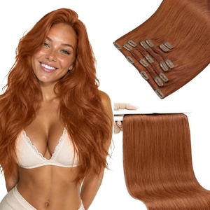 image:imageSunny Hair Clip in Hair Extensions Real Human Hair 135g for Fuller Hair