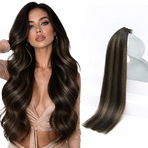 image:imageSunny Hair Tape in Hair Extensions Remy Human Hair 18 Inch