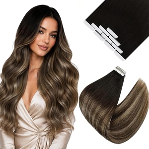 image:imageVe Sunny Hair Tape in Extensions Brown Highlight Blonde 50g 20Pcs Remy1A Tape1B418