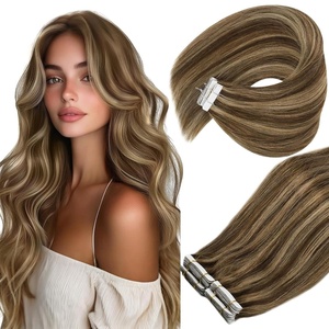 image:imageVe Sunny Hair Tape in Extensions Brown Highlight Blonde 50g 20Pcs Remy1A Tape274