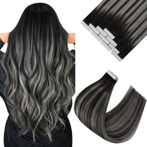 image:imageVe Sunny Hair Tape in Extensions Brown Highlight Blonde 50g 20Pcs Remy1C Tape1BS1B