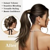 image:image2 Packs Bundle Sunny Hair Wire Hair Extensions 18in 80gVe Sunny Ponytail Hair Extension 80g 16inch 226