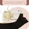 image:image2 Packs Tape in Hair Extensions and Human Hair Ponytail Dark Brown 80g 14inch