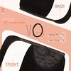 image:image2 Packs Wire Hair Extensions and Ponytail Extension Human Hair Dark Brown 80G 14Inch