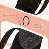 image:imageBundle 2Packs Tape in Hair Extensions and Ponytail Hair Extensions Dark Brown 16inch 80G