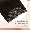 image:imageClip in Hair Extensions and Human Hair Ponytail 16inch Starter Kit