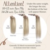 image:imageMake hair look more thickerClip in Real Human Hair Extensions and Ponytail Extensions Human Hair Natural Black 22inch