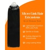 image:imageSunny Hair 100g 18 Inch Micro Loop Hair Extensions Real Human Hair
