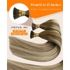 image:imageSunny Hair 18 Inch I Tip Hair Extensions Human Hair Brown Ombre Blonde