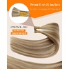 image:imageSunny Hair 18 Inch Itip Hair Extensions Light Brown Mix Platinum Blonde