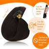 image:imageSunny Hair 18 Inch K Tip Hair Extensions Real Human Hair Dark Brown Soft