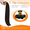 image:imageSunny Hair 18 Inch K Tip Hair Extensions Real Human Hair Dark Brown Soft