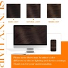image:imageSunny Hair 18 Inch Mini Flat Tip Hair Extensions Darkest Brown Soft