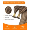 image:imageSunny Hair 18 Inch Nano Bead Hair Extensions Human Hair Remy Straight