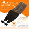 image:imageSunny Hair 18 Inch U Tip Hair Extensions Human Hair Invisible Keratin Tips