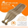 image:imageSunny Hair 18 Inch U Tip Hair Extensions Human Hair Natural K Tips