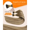 image:imageSunny Hair 20 Inch I Tip Hair Extensions Human Hair Ombre Brown Mix Blonde