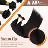 image:imageSunny Hair 20 Inch K Tip Hair Extensions Human Hair Dark Brown