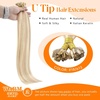 image:imageSunny Hair 20 Inch Ktip Human Hair Extensions Blonde Highlight Soft U Tip