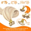 image:imageSunny Hair 20 Inch Ktip Human Hair Extensions Blonde Highlight Soft U Tip