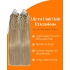 image:imageSunny Hair 20 Inch Micro Link Hair Extensions Human Hair Microbeads