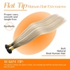 image:imageSunny Hair 20 Inch Mini Flat Tip Hair Extensions Human Hair Keratin Tips