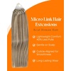 image:imageSunny Hair 22 Inch Micro Bead Hair Extensions Real Human Hair Straight