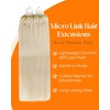 image:imageSunny Hair 22 Inch Micro Hair Extensions Human Hair Platinum Blonde