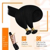 image:imageSunny Hair 22 Inch Mini Flat Tip Hair Extensions Human Hair Jet Black