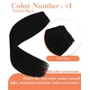 image:imageSunny Hair Beaded Weft Hair Extensions Human Hair Brown Balayage BlondeB1BNatural Black