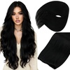 image:imageSunny Hair Beaded Weft Hair Extensions Human Hair Brown Balayage BlondeB1BNatural Black