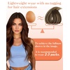 image:imageSunny Hair Beaded Weft Hair Extensions Human Hair Brown Balayage BlondeB4427Chocolate Brown Balayage Caramel Blonde