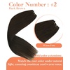 image:imageSunny Hair Beaded Weft Hair Extensions Human Hair Brown Balayage BlondeC2Darkest Brown
