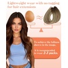 image:imageSunny Hair Beaded Weft Hair Extensions Human Hair Brown Balayage BlondeC3822Brown Roots to Light Brown with Blonde