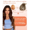 image:imageSunny Hair Beaded Weft Hair Extensions Human Hair Brown Balayage BlondeC6606Balayage Chestnut Brown with Blonde