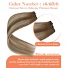 image:imageSunny Hair Beaded Weft Hair Extensions Human Hair Brown Balayage BlondeC6606Balayage Chestnut Brown with Blonde
