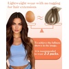 image:imageSunny Hair Beaded Weft Hair Extensions Human Hair Brown Balayage BlondeC6606Balayage Chestnut Brown with Blonde