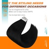 image:imageSunny Hair Black Tape in Hair Extensions Real Human Hair