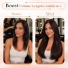 image:imageSunny Hair Clip in Hair Extensions Real Human Hair Chocolate Brown