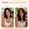 image:imageSunny Hair Clip in Hair Extensions Real Human Hair Dark Brown 16 Inch