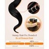 image:imageSunny Hair I Tip Human Hair Extensions Balayage Brown Mix Blonde 18 Inch