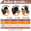 image:imageSunny Hair K Tip Hair Extensions Human Hair Golden Walnut Brown