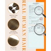 image:imageSunny Hair K Tip Hair Extensions Human Hair Golden Walnut Brown