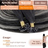 image:imageSunny Hair K Tip Hair Extensions Real Human Hair Remy Vtips