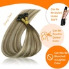 image:imageSunny Hair K Tip Human Hair Extensions Brown Balayage Blonde 14 Inch