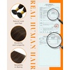 image:imageSunny Hair Ktip Human Hair Extensions Ombre Dark Brown Medium Brown
