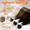 image:imageSunny Hair Mini Flat Tip Hair Extensions Human Hair Keratin Tips 16 Inch