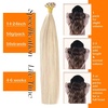 image:imageSunny Hair Mini Flat Tip Hair Extensions Human Hair Keratin Tips 16 Inch