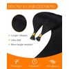 image:imageSunny Hair Nano Hair Extensions Human Hair Dark Black 18 Inch